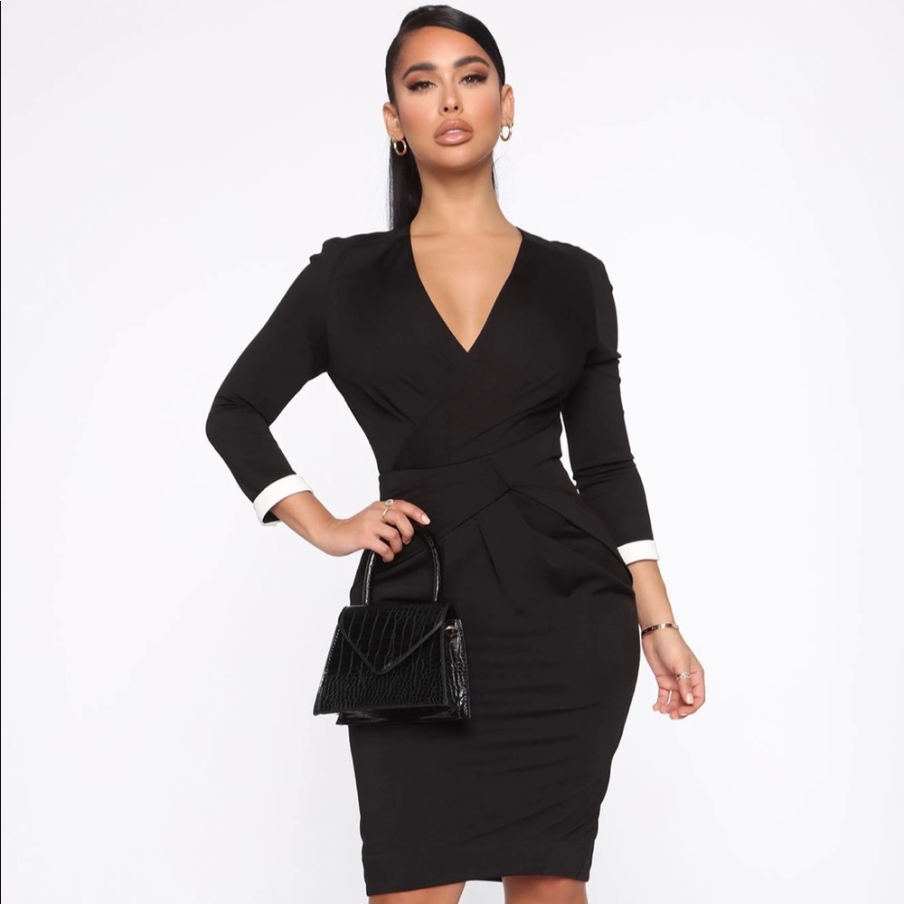 Fashion nova “professionally styled midi dress”